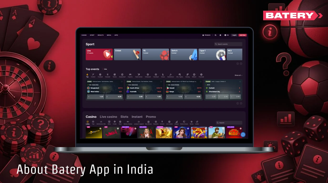 Brief information about Batery Bet for players in India